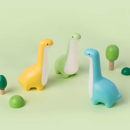 Cute Dinosaur Night Light, USB Rechargeable Bedside Lamp for Kids