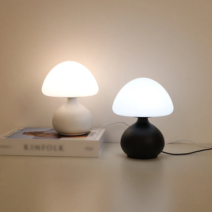 Modern Minimalist Mushroom Table Lamp with 3 Color Modes and Infinite Dimming