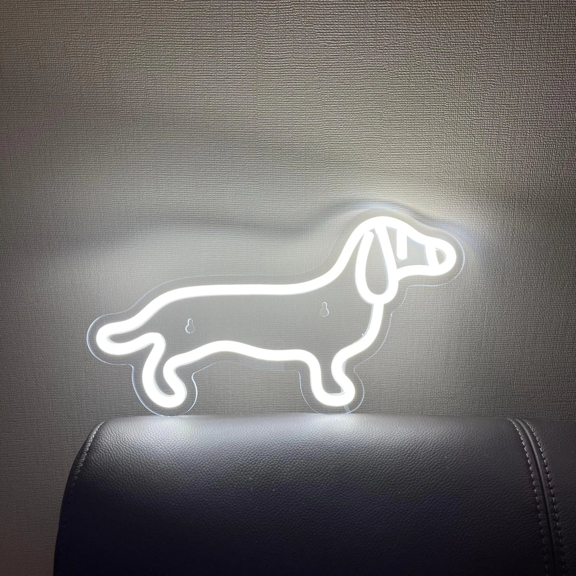 Cute Sausage Dog Neon Light, USB Powered Decorative Pet Room Lamp