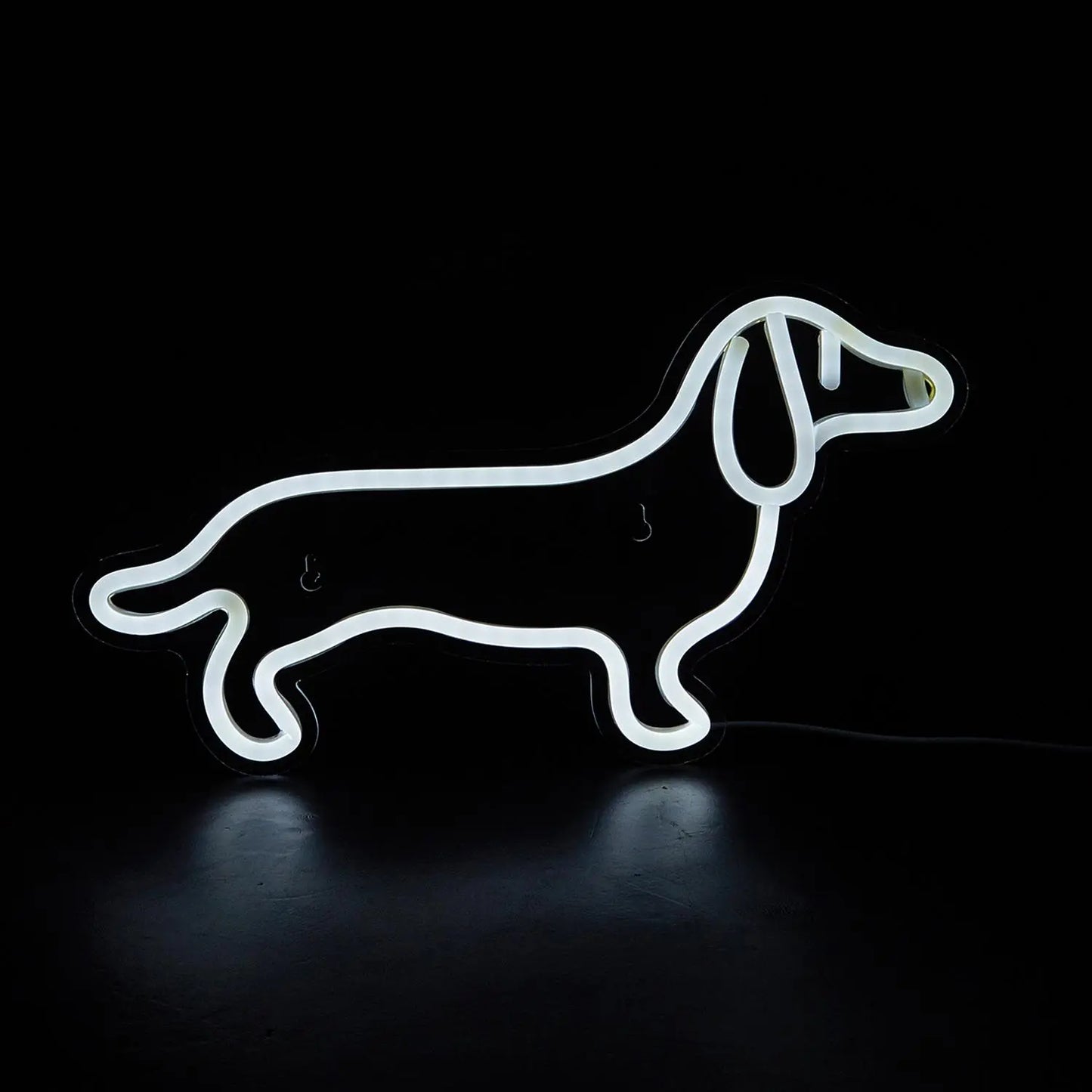 Cute Sausage Dog Neon Light, USB Powered Decorative Pet Room Lamp