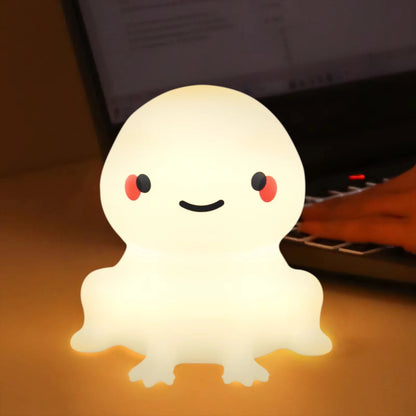 Unicorn Cute Silicone LED Night Light for Kids Children USB Rechargeable Cartoon Animal Bedroom Decor Touch Night Lamp for Gifts